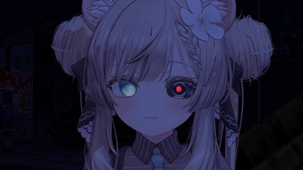 【無料】「シンプルなメカ義眼 Terminator」Ver.1.1【VRChat想定】【MA対応】