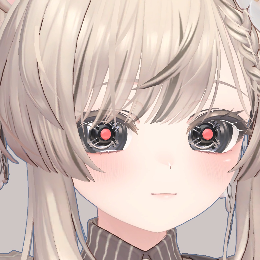 【無料】「シンプルなメカ義眼 Terminator」Ver.1.1【VRChat想定】【MA対応】