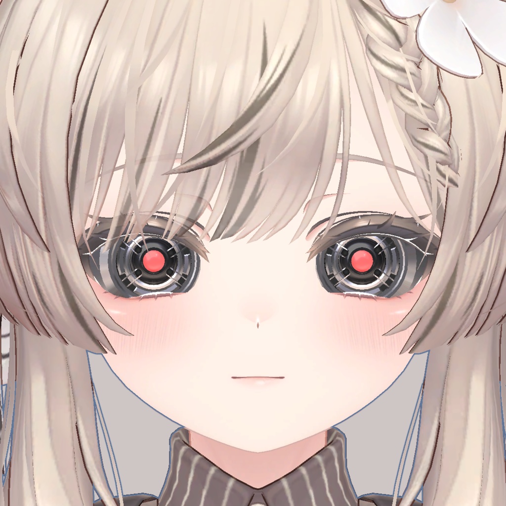 【無料】「シンプルなメカ義眼 Terminator」Ver.1.1【VRChat想定】【MA対応】