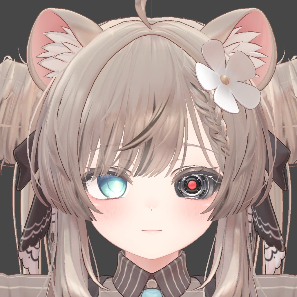 【無料】「シンプルなメカ義眼 Terminator」Ver.1.1【VRChat想定】【MA対応】