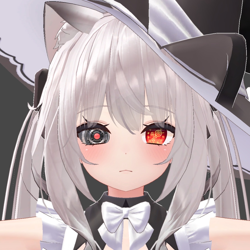 【無料】「シンプルなメカ義眼 Terminator」Ver.1.1【VRChat想定】【MA対応】