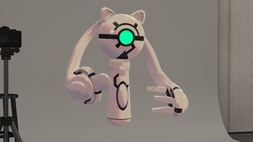 【無料】白塗りの案山子【VRChat想定3Dモデル】 - 黒化堂 nigredou - 7/7
