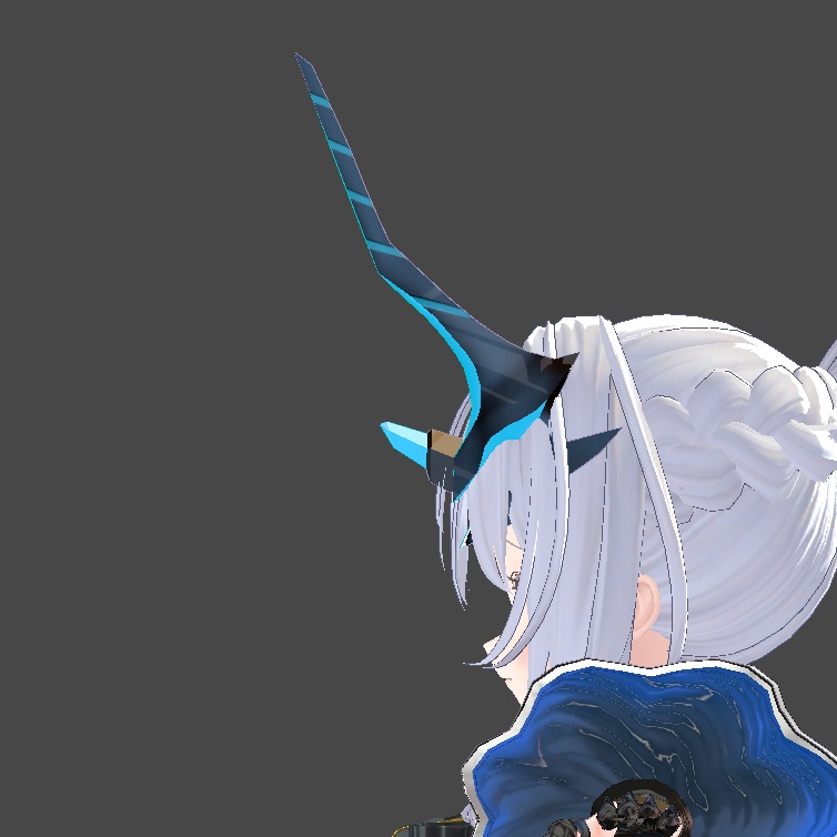 【無料】つよつよドラゴン風角 Ver.1【VRChat想定】【MA対応】
