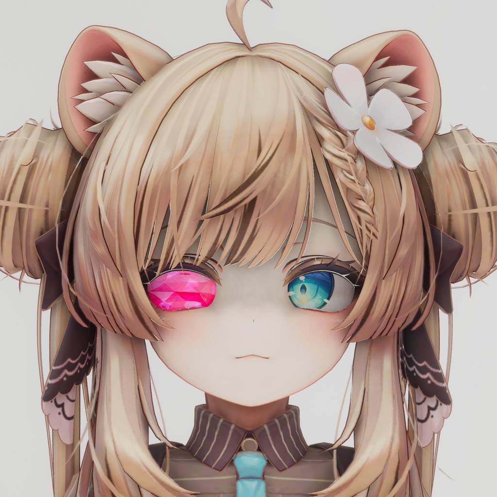 【無料】ルビーアイ・コンタクトレンズ(マヌカちゃん用)【VRChat想定】【MA対応】