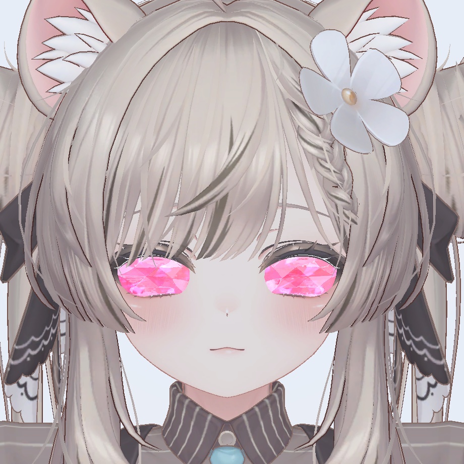 【無料】ルビーアイ・コンタクトレンズ(マヌカちゃん用)【VRChat想定】【MA対応】