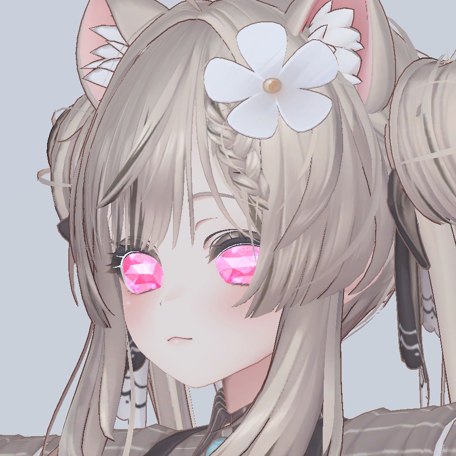 【無料】ルビーアイ・コンタクトレンズ(マヌカちゃん用)【VRChat想定】【MA対応】