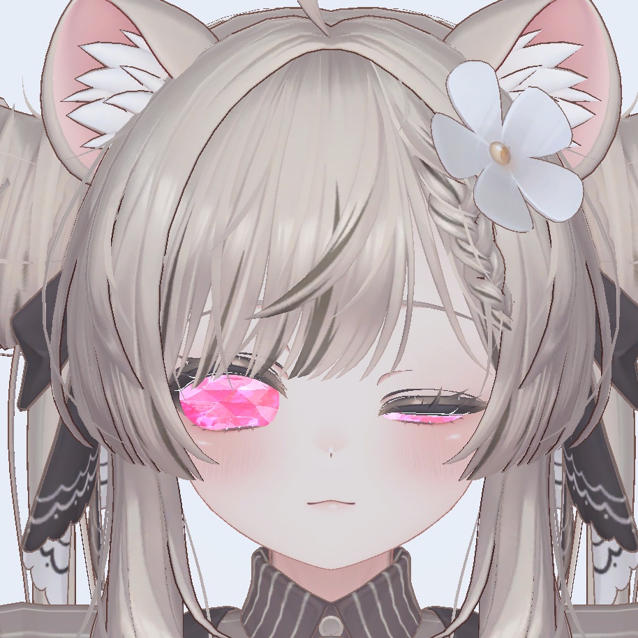 【無料】ルビーアイ・コンタクトレンズ(マヌカちゃん用)【VRChat想定】【MA対応】