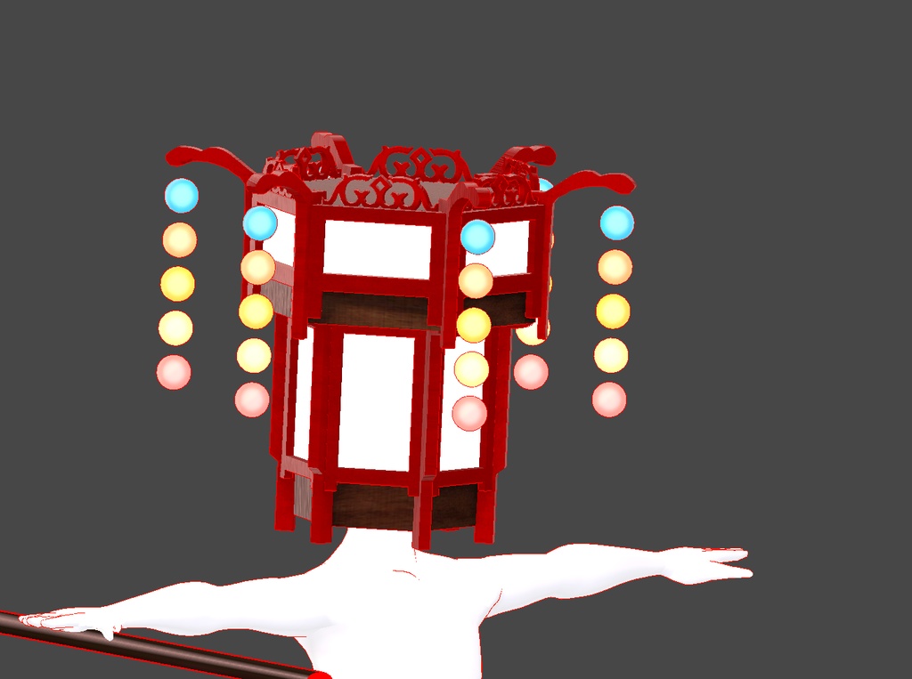 【無料】月人の頭＋武器【VRChat想定】 缩略图 3