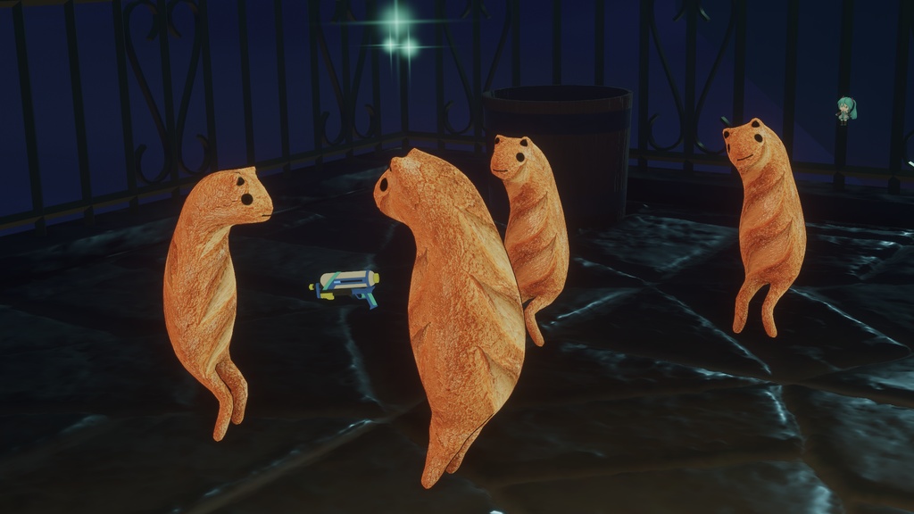 【無料】フランスパンAkyoテクスチャ【VRChat】