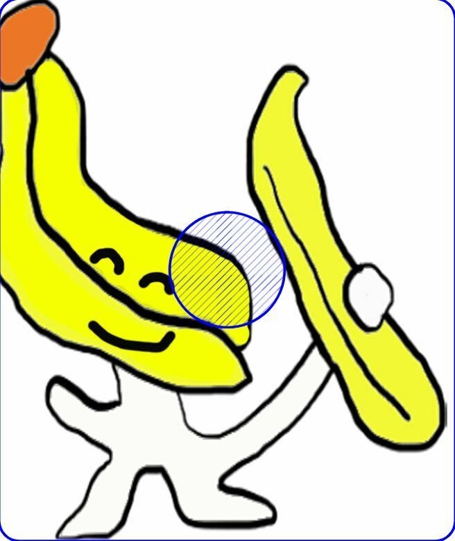 スマホリング ゆるキャラバナナ