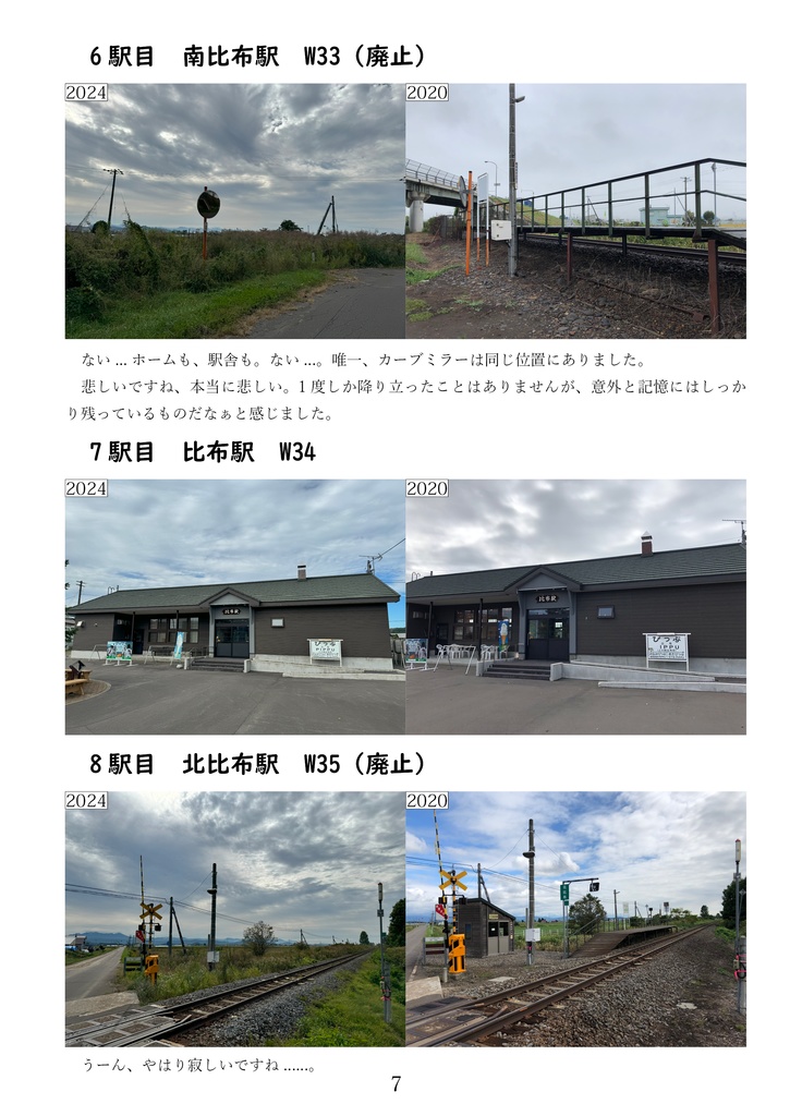 2020年 宗谷本線全53駅を6日間で利用した本 その後編