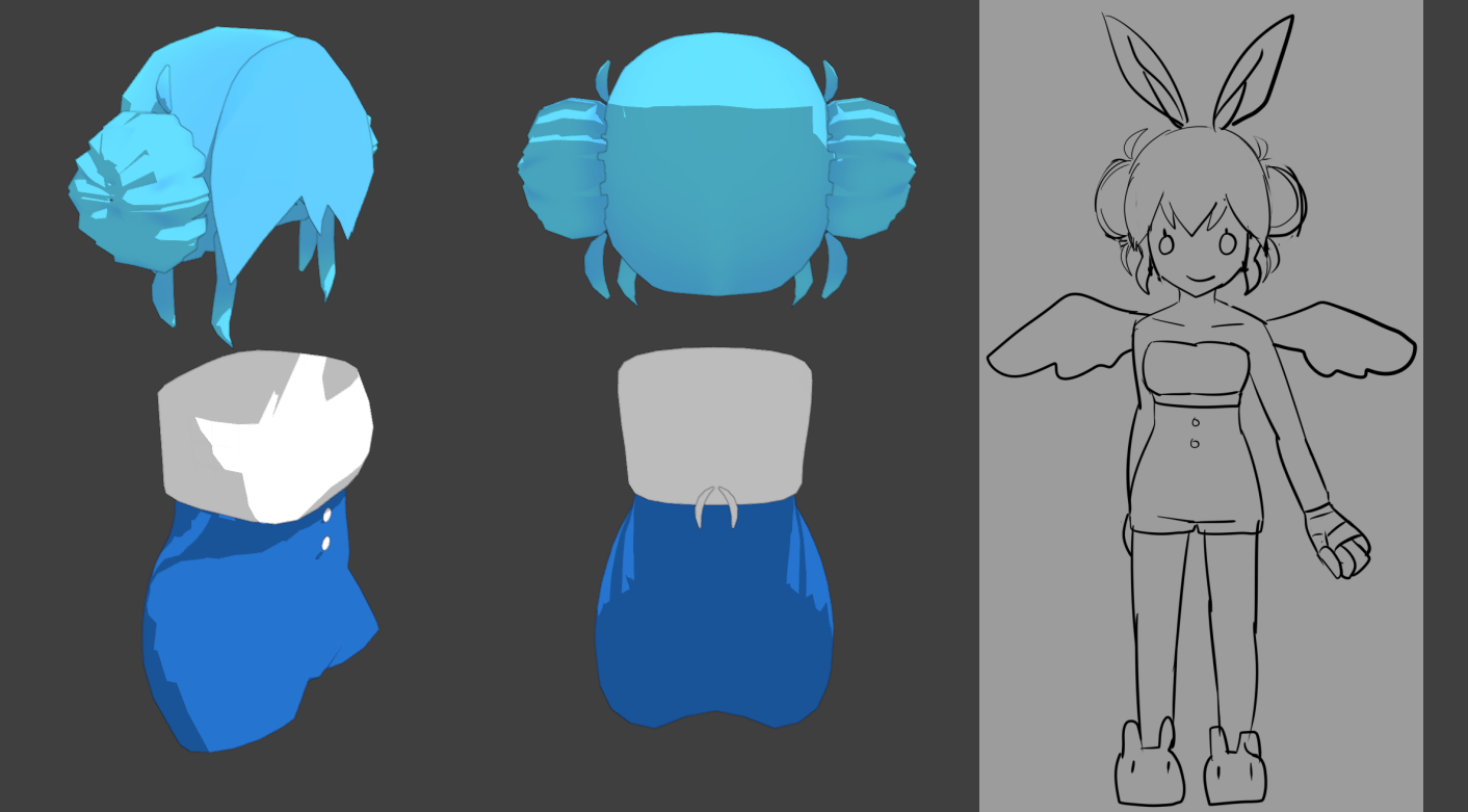 hair+swim set [update]