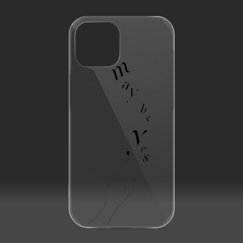 maybe yes - ミニマルラインアート