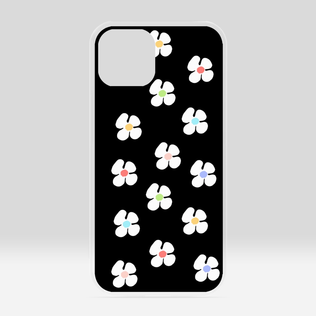 flower - black and white