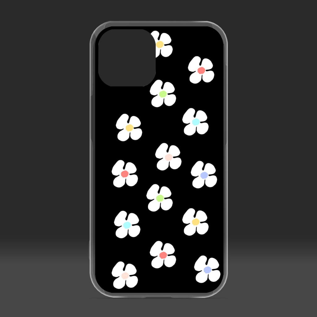 flower - black and white