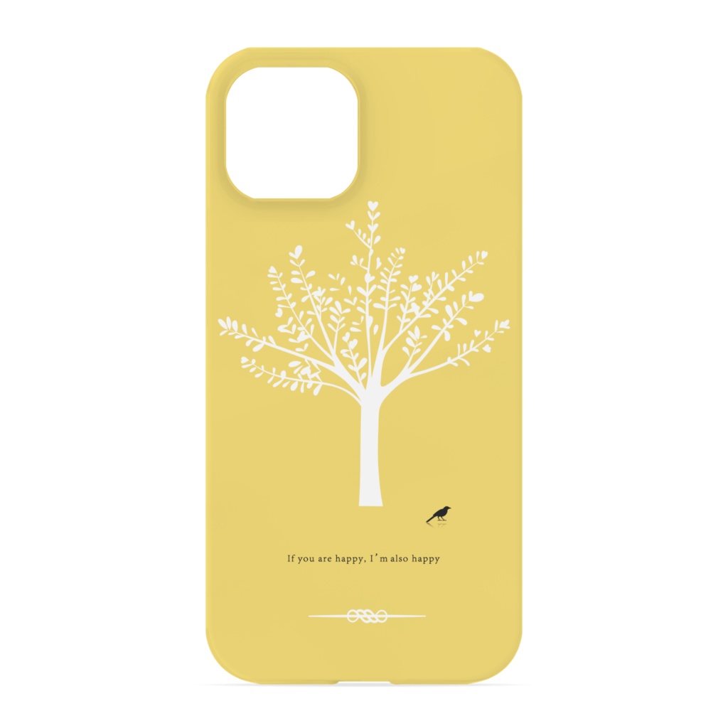 If you are happy, I'm also happy - bird and tree