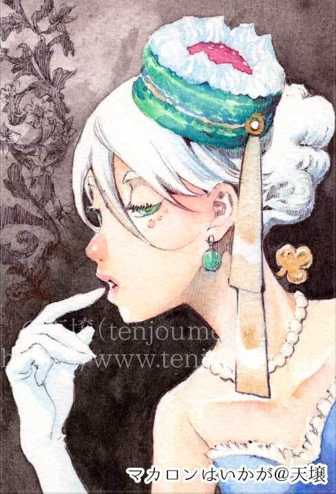 お菓子ポストカード3種