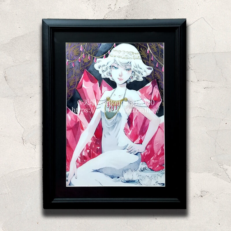 【原画】「7月のルビー」誕生石シリーズ