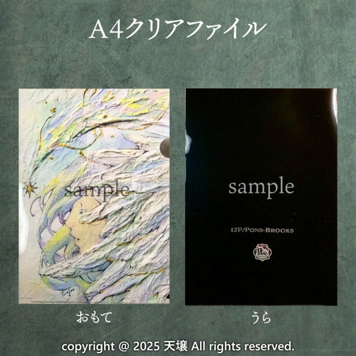 A4クリアファイル「ポンス・ブルックス彗星」
