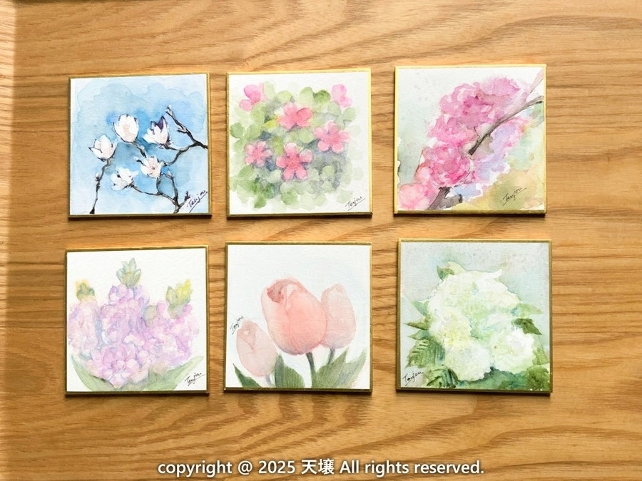 【原画】誕生花3月1日～6日