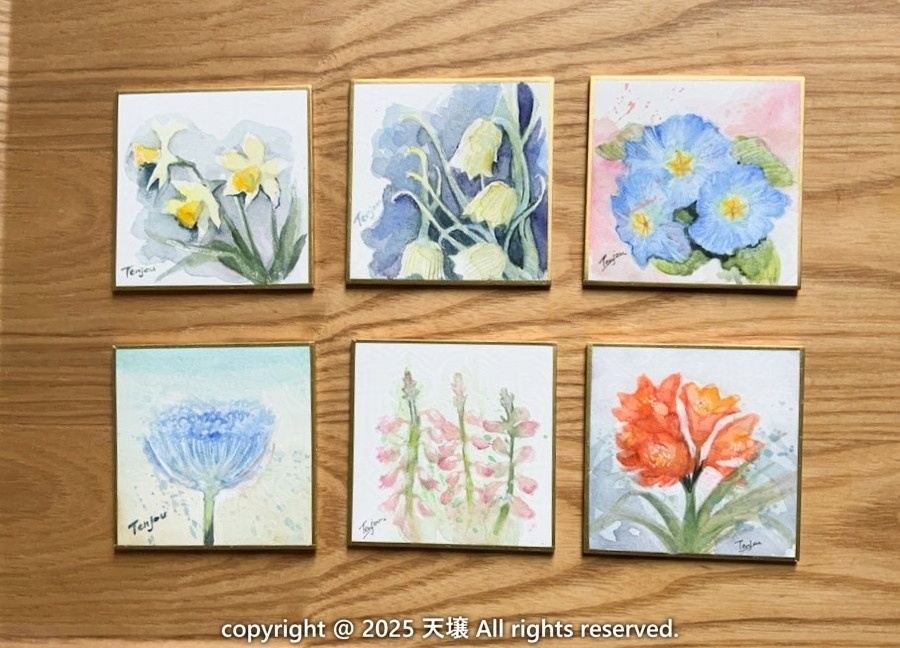 【原画】誕生花3月7日～12日