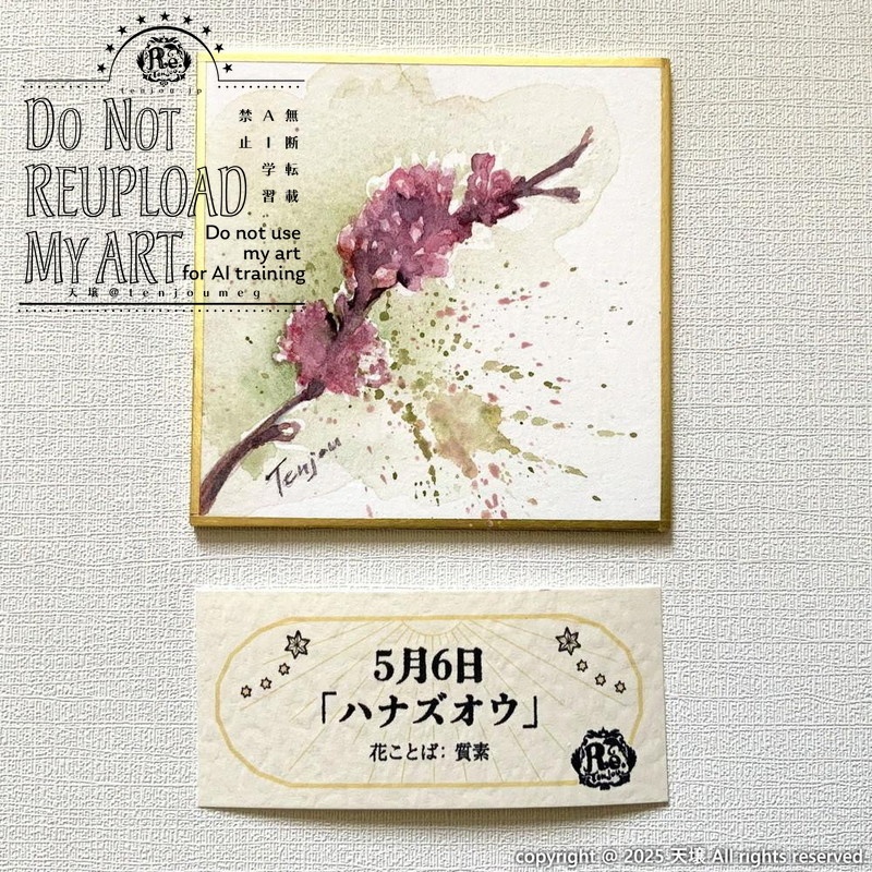 【原画】誕生花5月6日~5月11日