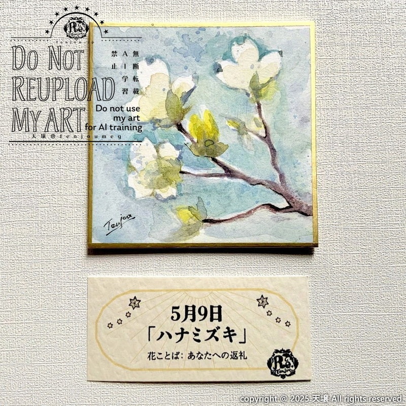 【原画】誕生花5月6日~5月11日