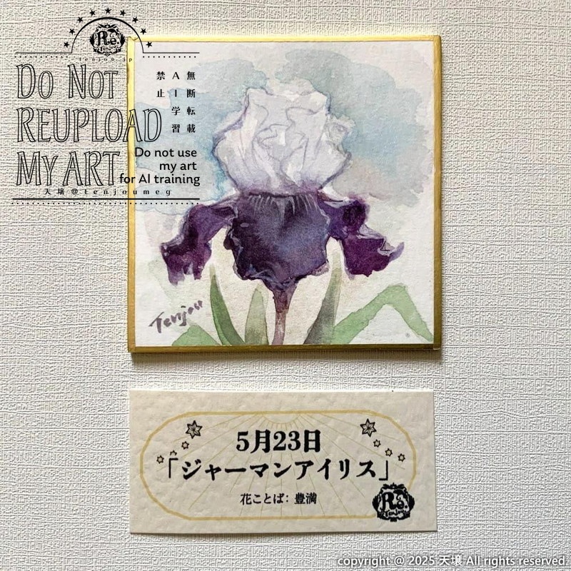 【原画】誕生花5月18日~5月23日