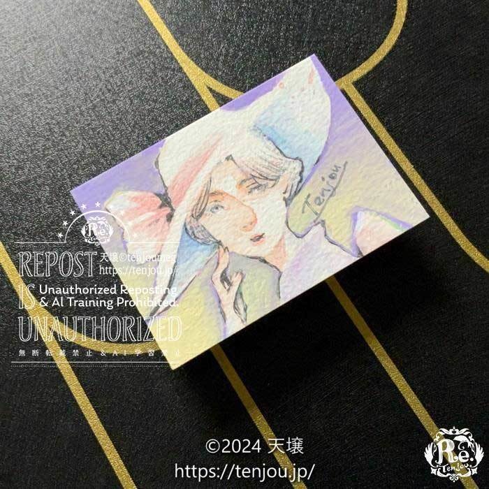 帽子の貴婦人（ATC原画）