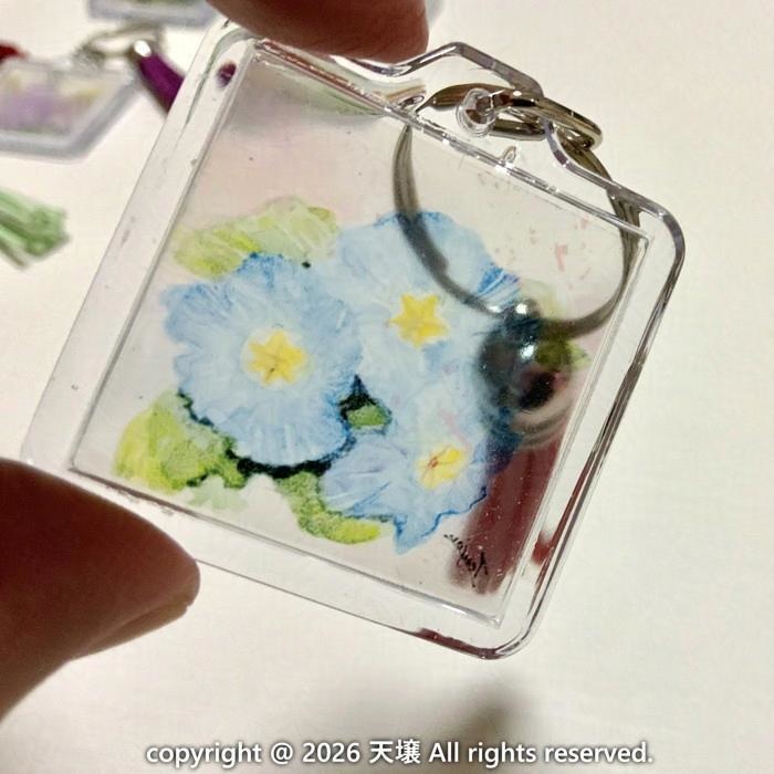 花のキーホルダー