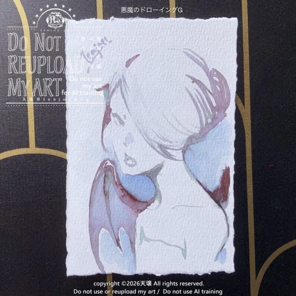2人展ドローイング原画