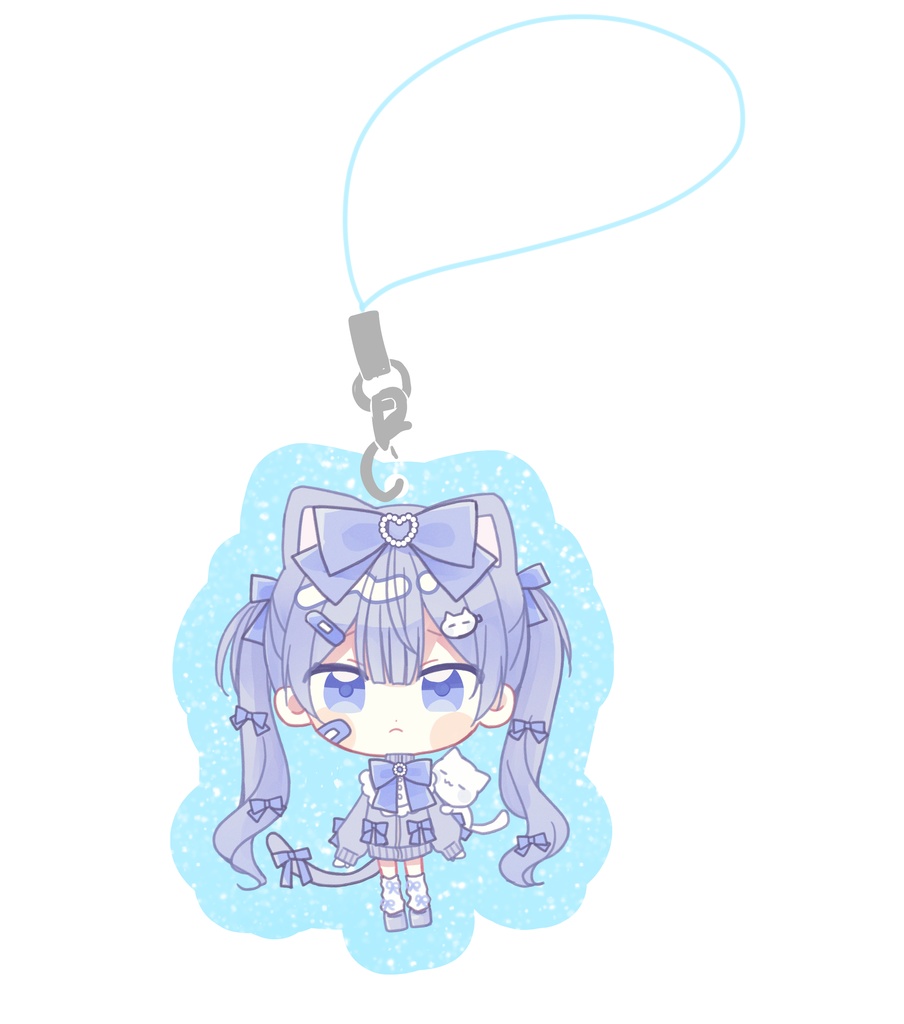 アクリルキーホルダーみずいろ