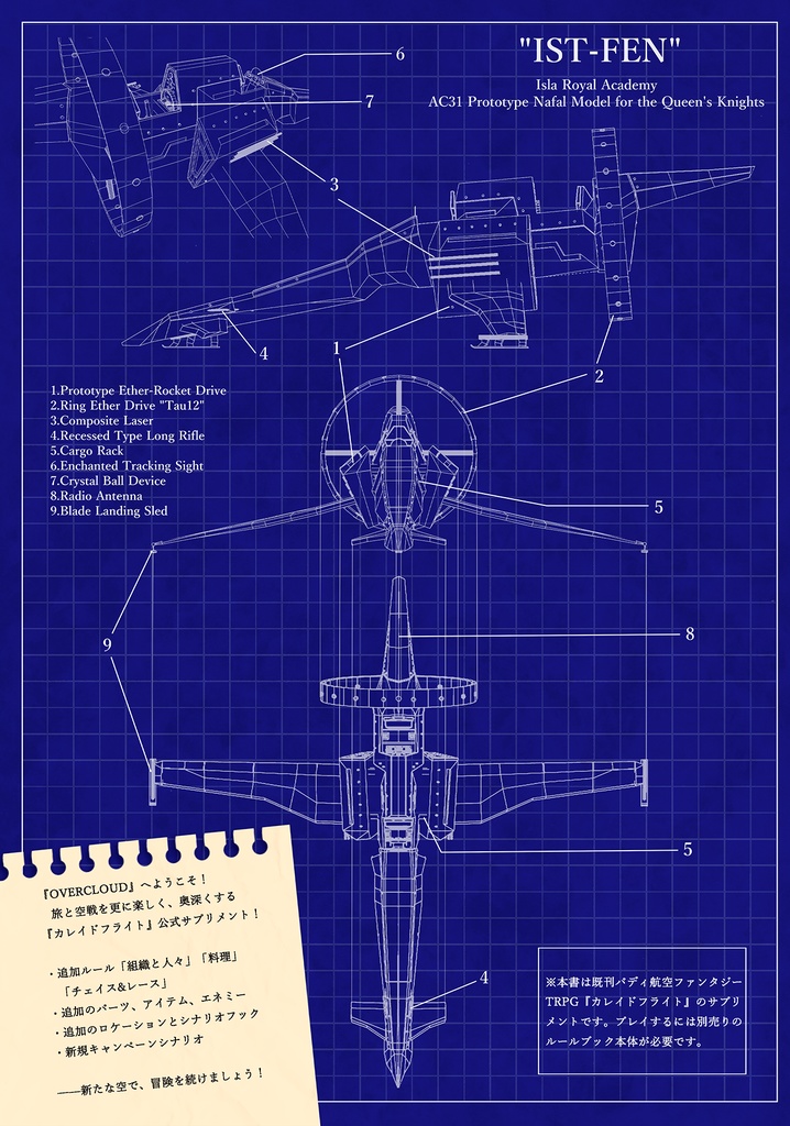 「OVERCLOUD」カレイドフライト公式サプリメント(無料版あり)