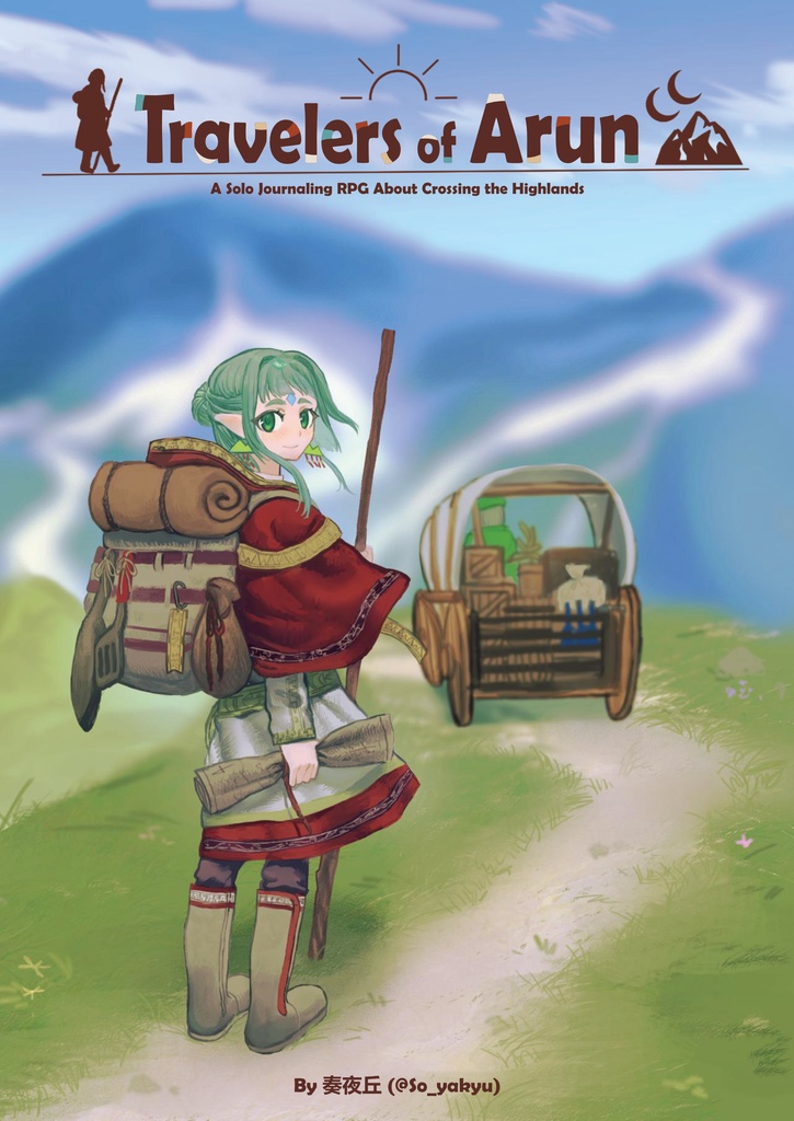「アルンの旅人(Travelers of Arun)」高地を渡るソロジャーナルRPG-A Solo Journaling RPG About Crossing the Highlands