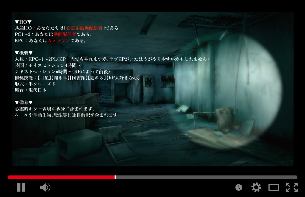 【CoCシナリオ】【心霊】S病院突撃アーカイブ【SS級】