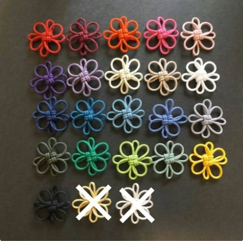 (3つセット)チャイナボタン(色オーダー可)