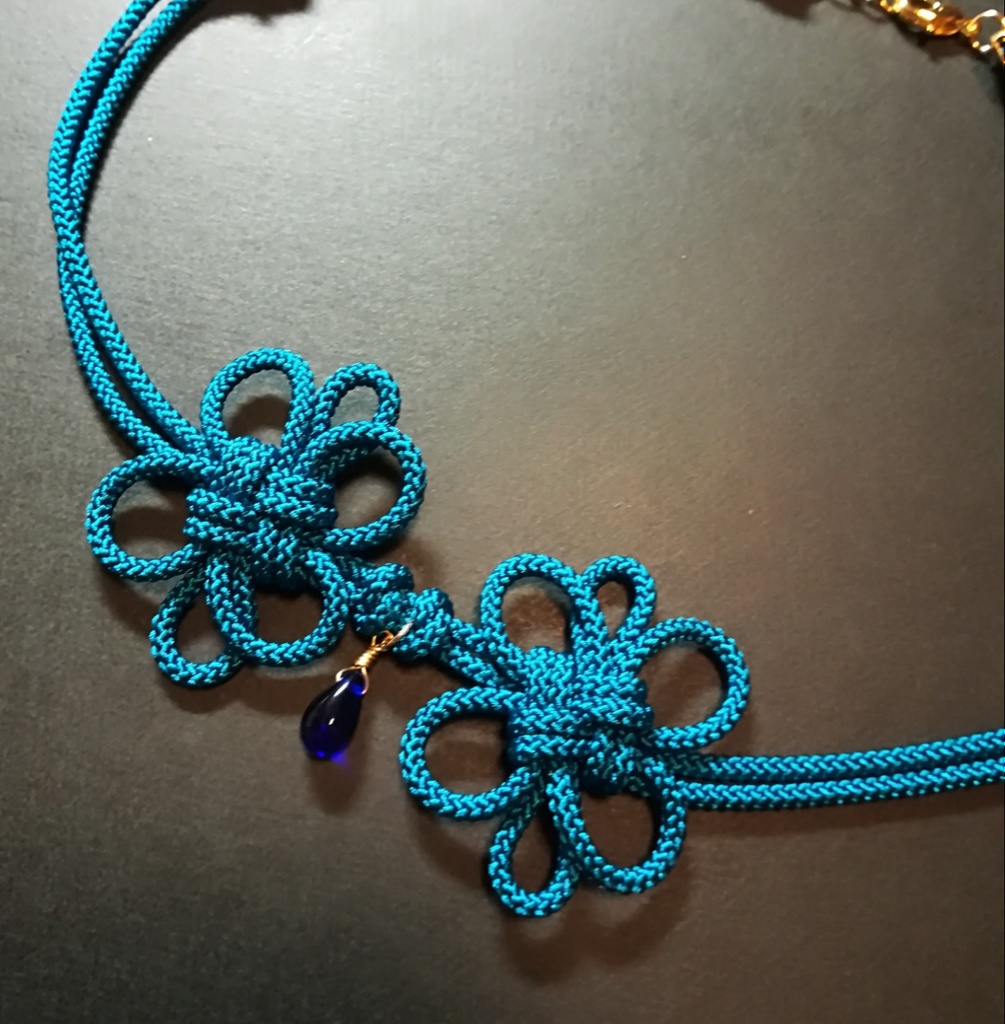 飾り結びのチョーカー(色オーダー可)【チャイナ】【和装】【着物】【中華風】【袴】【浴衣】【和風】