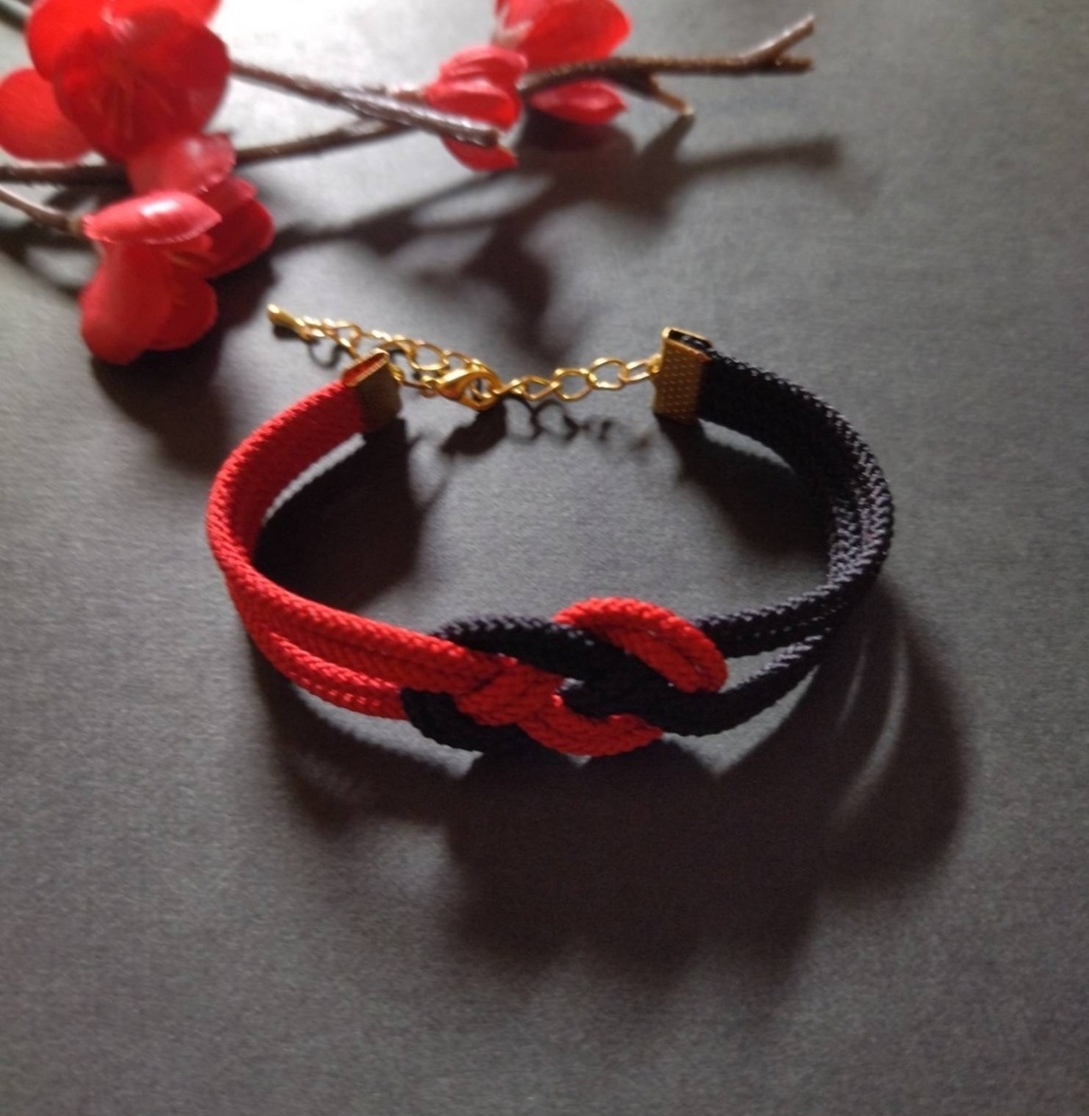 【和風】抱き淡路結びのブレスレット(色オーダー可)【チャイナ】【中華風】【和装】【サブカル】【着物】【袴】【推し色】【推し活】