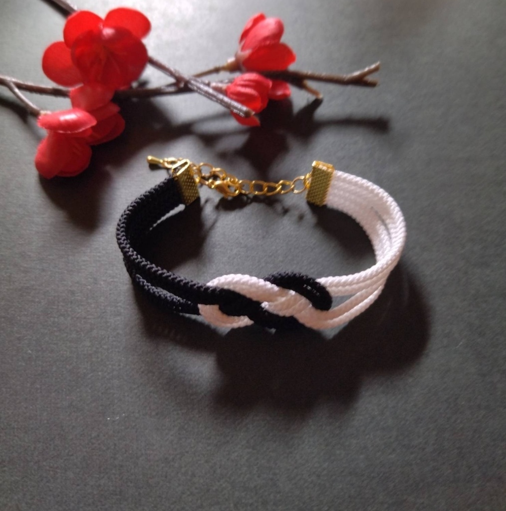 【和風】抱き淡路結びのブレスレット(色オーダー可)【チャイナ】【中華風】【和装】【袴】【推し活】【推し色】