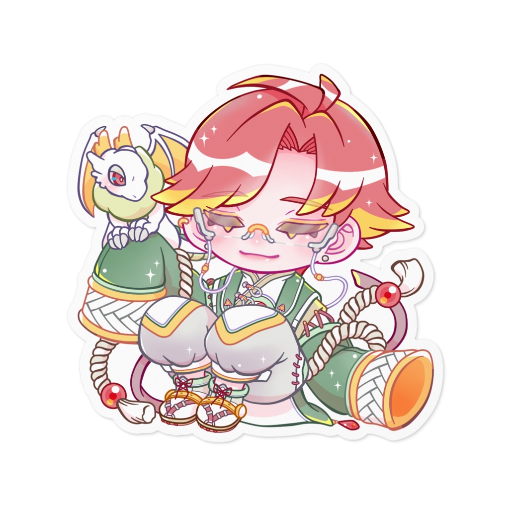 篠ノ目龍尽(しののめたつく) ミニキャラ1 ステッカー