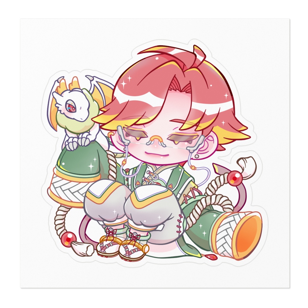 篠ノ目龍尽(しののめたつく) ミニキャラ1 ステッカー