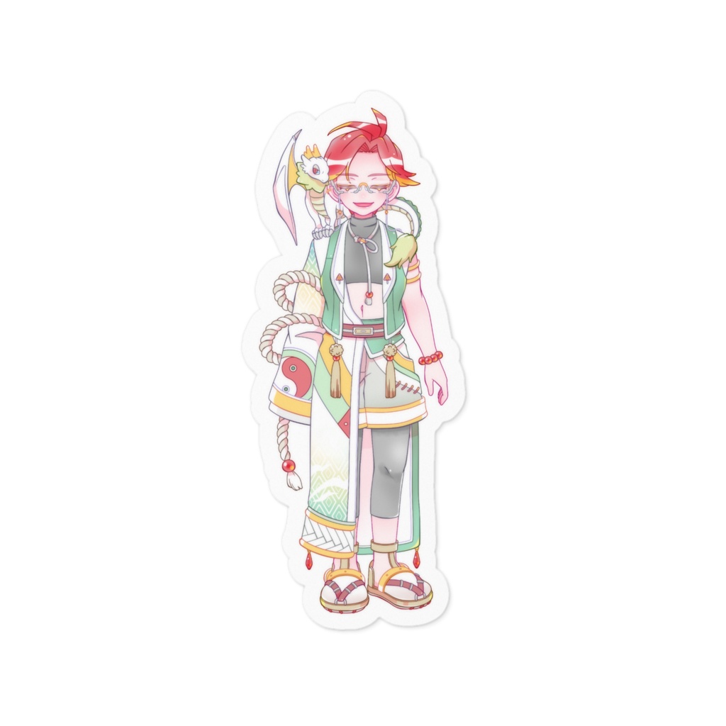 篠ノ目龍尽(しののめたつく) 夏服 ステッカー