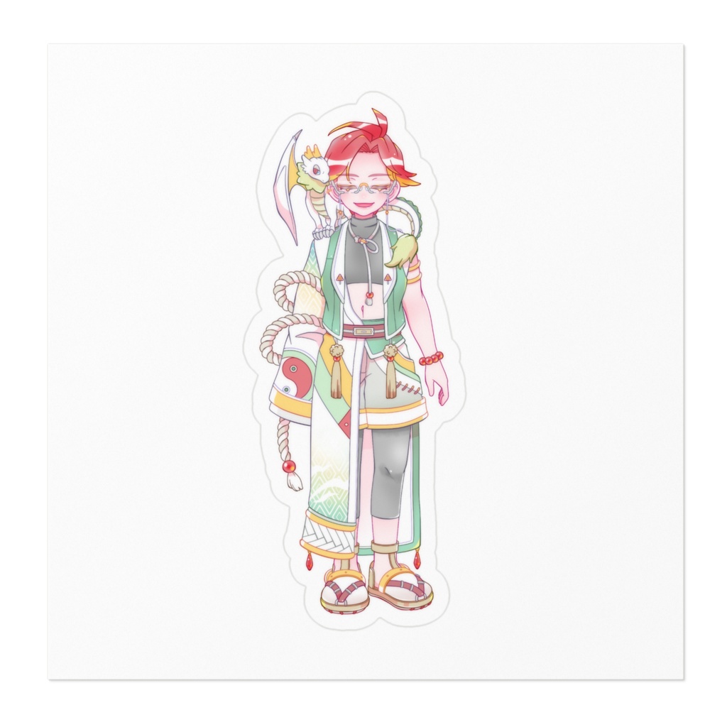 篠ノ目龍尽(しののめたつく) 夏服 ステッカー