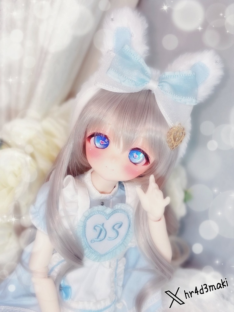 りこアイ 20mm レジンアイ Heart Type A