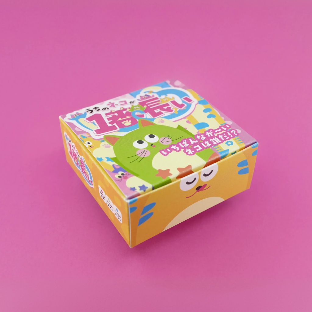 ボードゲーム『うちのネコが1番長い』ネコを1番なが〜くした人が勝ち!