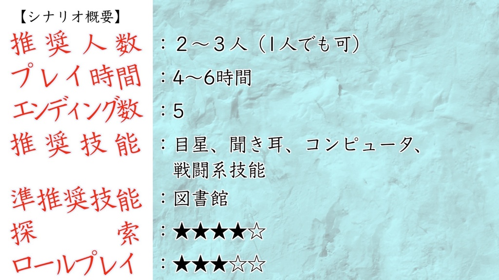 【DL版】クトゥルフ神話TRPG「episode1 ユメノアシオト」 SPLL:E199544