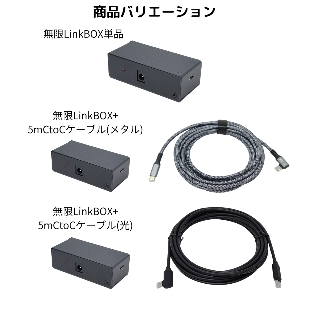 無限LinkBOX[Quest2,3,3S/PICO4,Ultra完全対応通信アダプタ] - 129製作所 - BOOTH