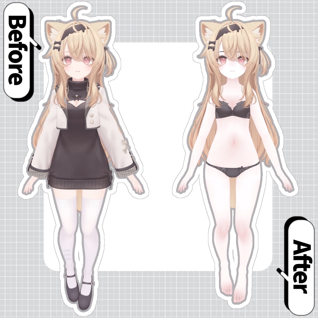 【Eku専用】エクちゃん色白ほんのりお化粧肌テクスチャ