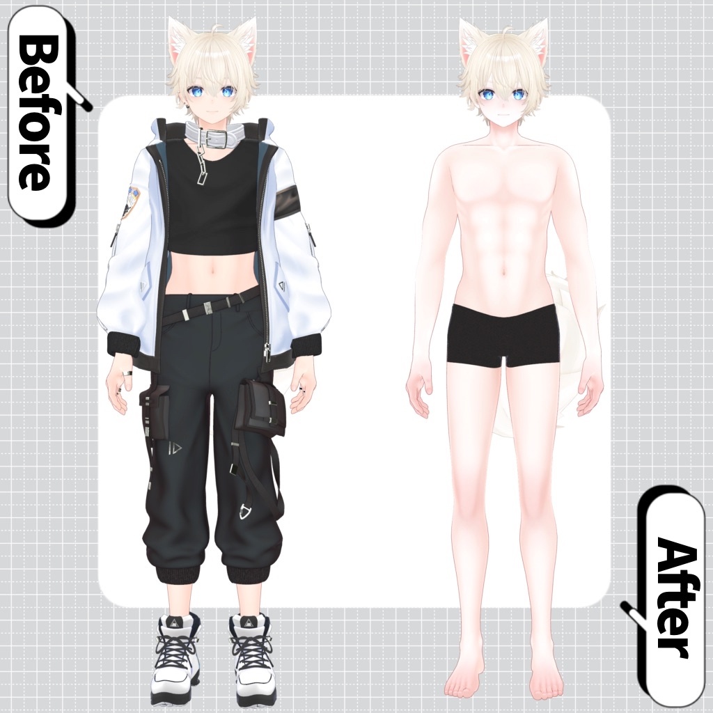 【Kanata専用】彼方くん色白ほんのりお化粧肌テクスチャ