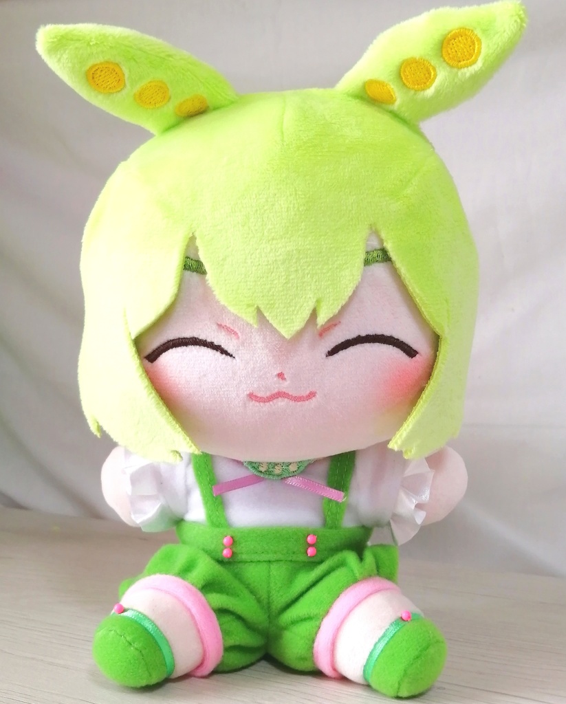 ずんだもんのぬいぐるみ（にこっ